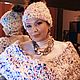 Комплект  Шапка бини+ снуд "КРУПНЫЕ МАЗКИ» букле. Шапки. Анна Лесникова      Les accessoires. Ярмарка Мастеров.  Фото №4