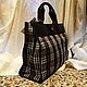 Заказать Винтаж: Сумка Burberry Nova Check из нейлона и кожи. Сделано в Италии. Chic bags. Ярмарка Мастеров. . Сумки винтажные Фото №3