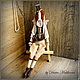 Тильда в стиле стимпанк (steampunk) Хранительница времени. Куклы Тильда. Игрушки для души... МД (dreams4you). Интернет-магазин Ярмарка Мастеров.  Фото №2