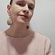 Серьги с перламутром Планеты 2 60мм. Серьги классические. LOPHELIA*PERTUSA. Ярмарка Мастеров.  Фото №6