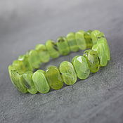 Украшения handmade. Livemaster - original item Bracelet made of natural jade with a cut. Handmade.