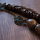 Multi-row beads with exotic nut 'akri'. Necklace. BijouSiberia. Online shopping on My Livemaster.  Фото №2