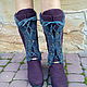 Сапоги высокие валенки Коррида. Сапоги. Eco Shoes by Julia Pizar. Ярмарка Мастеров.  Фото №6