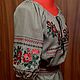 Order Embroidered dress 'Autumn Rose,' ZhP3-113. babushkin-komod. Livemaster. . Dresses Фото №3