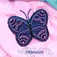 A beaded brooch Butterfly. Brooches. Oksanasan. Online shopping on My Livemaster.  Фото №2