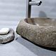 Раковина из натурального камня. Мебель для ванной. Раковины из натурального камня/слэбы. Ярмарка Мастеров.  Фото №5