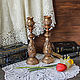 Candle holder large / imitation old copper/ ' Old tavern'. Candlesticks. painting and decoupage from Marina (sovaj). My Livemaster. Фото №6
