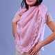 Pink down scarf, Shawls1, Moscow,  Фото №1