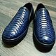 Python and genuine leather slip-ons, available!. Slip-ons. SHOES&BAGS. Online shopping on My Livemaster.  Фото №2