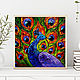 Peacock oil painting birds painting with birds. Pictures. Colibri Art - Oil Painting. Online shopping on My Livemaster.  Фото №2