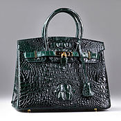 Сумки и аксессуары handmade. Livemaster - original item Textured women`s bag made of Siamese crocodile leather IMA0532VG1. Handmade.