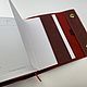 A5 diary in a removable cover on a magnet made of genuine leather. Diaries. KullikovCraft. My Livemaster. Фото №4