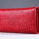 Women's wallet made of genuine crocodile leather IMA0004R5. Wallets. CrocShop. Online shopping on My Livemaster.  Фото №2