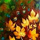 Панно-картина «Волшебство листьев», Картины, Омск,  Фото №1