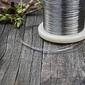 Материалы для творчества ручной работы. Ярмарка Мастеров - ручная работа 0,3mm Titanium wire. Handmade.