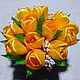 A bouquet of tulips. Bouquets. Magic ribbon. Online shopping on My Livemaster.  Фото №2
