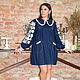 Blue Dress Еmbroidered dress boho, Bohemian. Dresses. 'Viva'. Online shopping on My Livemaster.  Фото №2