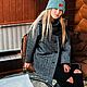 Knitted panama - turquoise melange color. Hats1. Olga Lado. My Livemaster. Фото №6