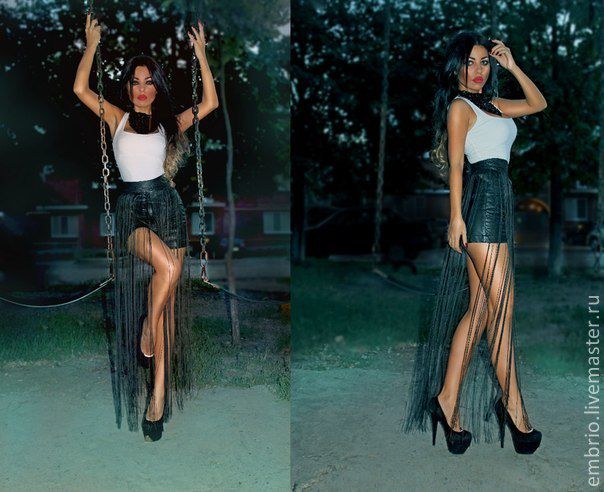 Платье С Бахромой Из Страз фото 10