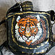 Flask with Tiger painting. Flask. Chezarr. Online shopping on My Livemaster.  Фото №2