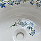 Shell with painted Bells and forget-me-nots. Furniture for baths. ArtFlera (artflera). Online shopping on My Livemaster.  Фото №2