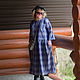 Vestido de lino a cuadros con forro. Dresses. Olga Lado. My Livemaster. Фото №6