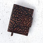 Набор подарочный из кожи мини-кошелёк+обложка на паспорт