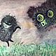 Oil painting - ' hedgehog as a butterfly'. Fine art photographs. Irina- Kartiny. Интернет-магазин Ярмарка Мастеров.  Фото №2
