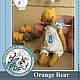 PDF МК+Выкройка  "Orange Bear", Выкройки для кукол и игрушек, Благовещенск,  Фото №1
