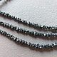 Заказать Алмаз черный натуральный, самородок бусины 2-3 мм с отверстием. magic beads. Ярмарка Мастеров. . Бусины Фото №3