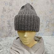 Аксессуары handmade. Livemaster - original item Knitted hat merino Italian. Handmade.