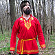 Russian shirt Red Falcon, People\\\'s shirts, Lermontov,  Фото №1