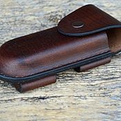 Сумки и аксессуары handmade. Livemaster - original item Leather belt case for knife No. №8. Handmade.