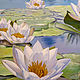 Painting 'Water lilies' 60h65 cm. Pictures. Zhaldak Eduard paintings. My Livemaster. Фото №4