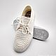 Order Knitted sneakers, white cotton. florina34. Livemaster. . Boots Фото №3