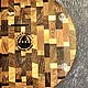 Торцевая разделочная доска круглая. Разделочные доски. Neprostodub. Ярмарка Мастеров.  Фото №4