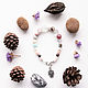 Bracelet with natural stones, larimar, garnet, opal, prefabricated bracelet, Bead bracelet, St. Petersburg,  Фото №1