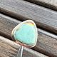 Заказать Кольцо с Монгольской Бирюзой в серебре 925. Jeweller -Danil. Ярмарка Мастеров. . Кольца Фото №3