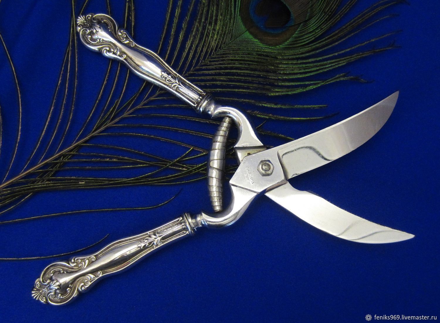 Винтаж: Сервировочные ножницы для птицы, рыбы  в интернет .
