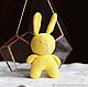 Bunny in yellow coat. Stuffed Toys. ToysAndToys. Online shopping on My Livemaster.  Фото №2