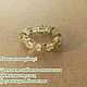Dimensionless ring made of chrysolite beads and light citrine. Rings. MagicJewelr. My Livemaster. Фото №6