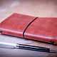 Leather notebook with replaceable blocks 'mAverick' (21h11cm), Notebooks, St. Petersburg,  Фото №1