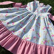 Одежда handmade. Livemaster - original item Dress made of American cotton 