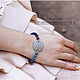 bracelet Deep Blue. Bead bracelet. Himawari shop. Online shopping on My Livemaster.  Фото №2