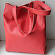 Leather bag ( shopper pink ). Sacks. migotobags. My Livemaster. Фото №5