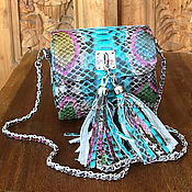 Сумки и аксессуары handmade. Livemaster - original item IN STOCK - Python cross body handbag. Handmade.