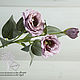 Эустома 3 бутона (полосатая листва). Цветы искусственные. SM-Floristic (искусственные цветы) (sm-floristic). Ярмарка Мастеров.  Фото №5