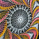 Цветок-декор интерьера,дизайн интерьера,стринг арт,string art. Панно. HomeArtHandmade. Ярмарка Мастеров.  Фото №5