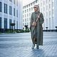 Заказать Хитрая асимметричная юбка в складку Олива-Крапива. Александра Майская. Ярмарка Мастеров. . Юбки Фото №3