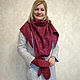  kerchief and mittens made of Pomegranate wool. Kerchiefs. Olgaorel57. My Livemaster. Фото №5